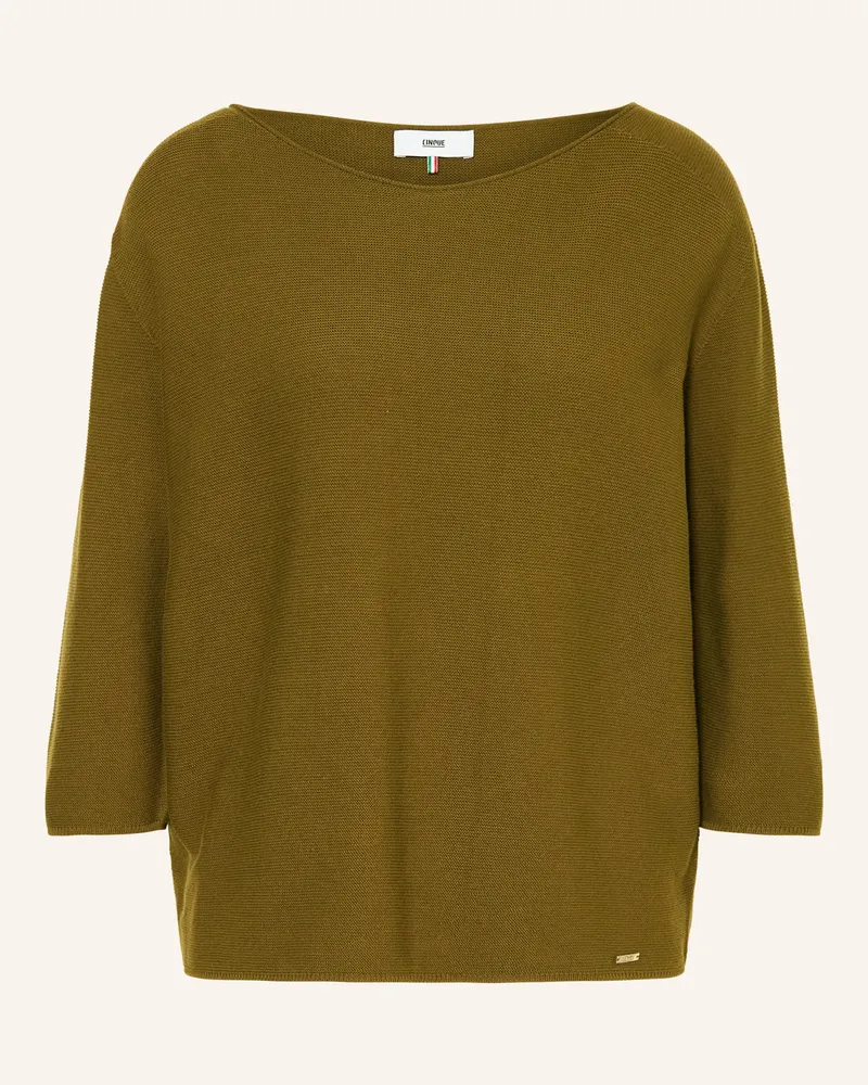 cinque Pullover Ciell Mit 3/4-Arm gruen Oliv