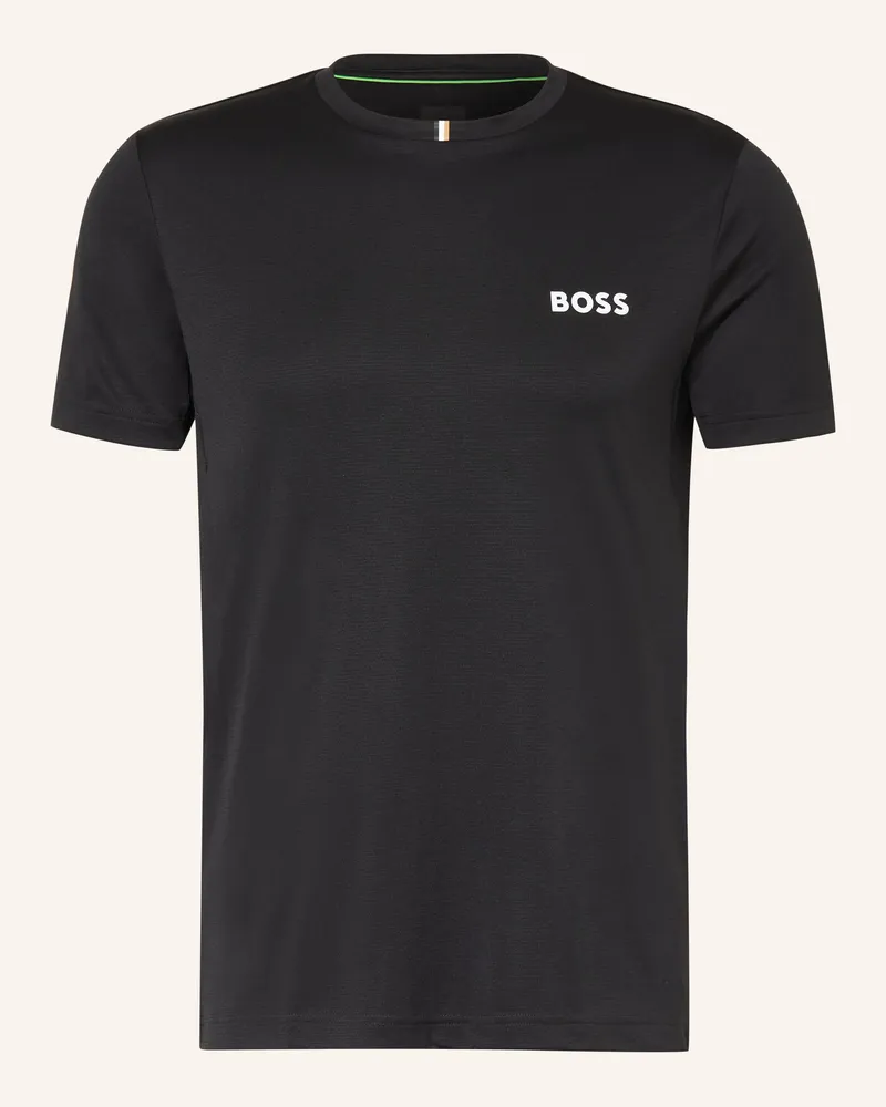 HUGO BOSS T-Shirt Toc Spin Training schwarz Schwarz
