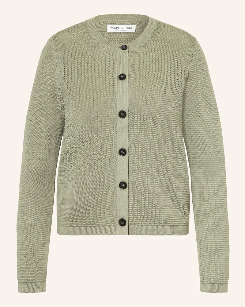 Marc O'Polo Strickjacke Hellgrün