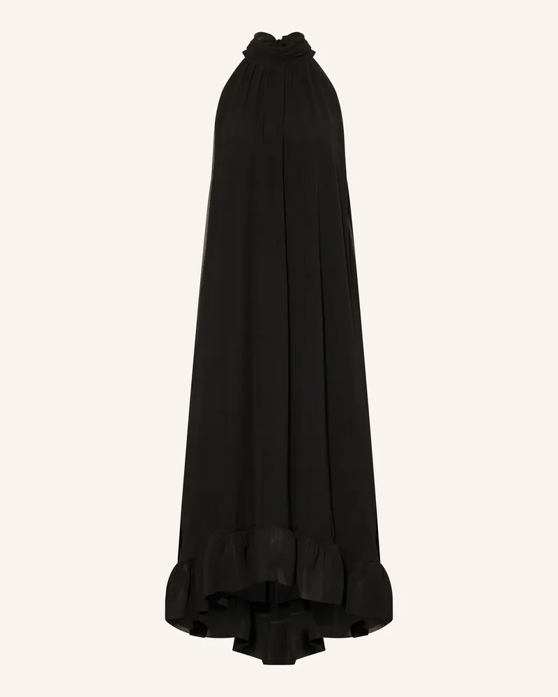 Apart Kleid mit Rüschen Schwarz