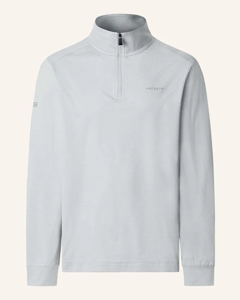 Hackett Poloshirt Hs Strike Qtr Zip grau Grau