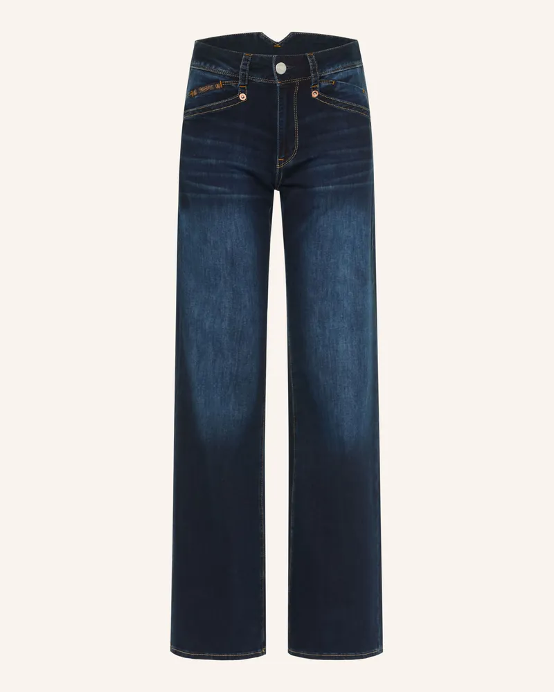 Herrlicher Flared Jeans blau 819