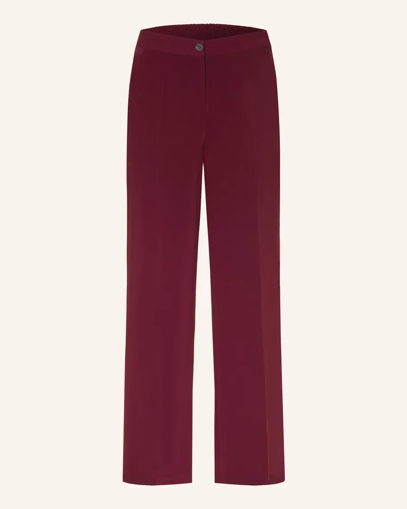 HOBBS London Marlenehose Hadley lila Dunkelrot