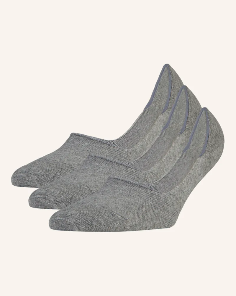 Falke 3er-Pack Füßlinge Step grau 3390
