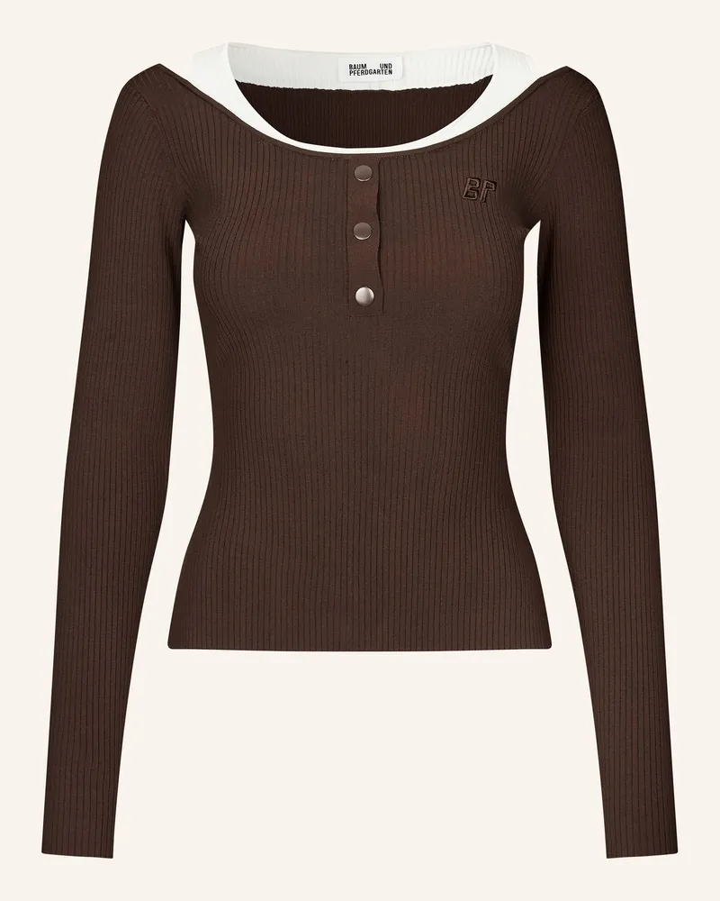 Baum und Pferdgarten Pullover Clary braun Dunkelbraun