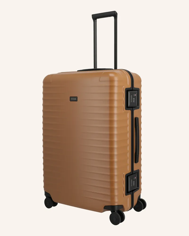 Titan Trolley Overseas L orange Cognac