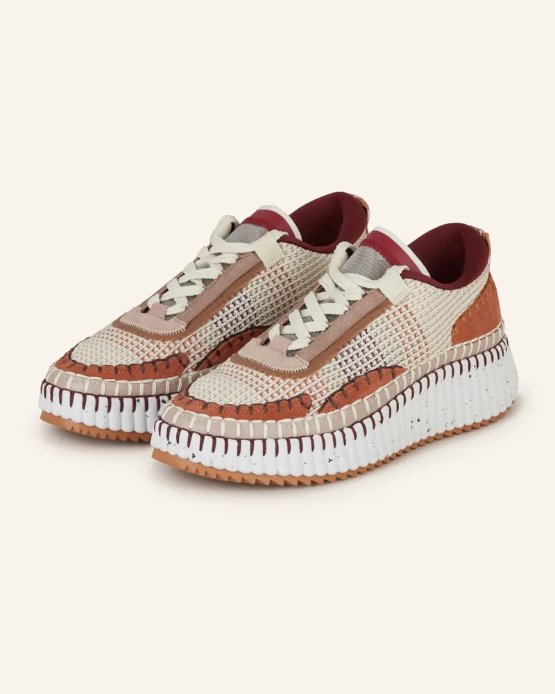 Chloé Sneaker NAMA - 2Y4 DARK TAN Braun