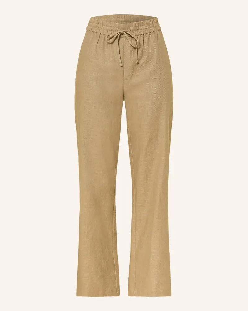 Mos Mosh Marlenehosen Lie gruen Beige
