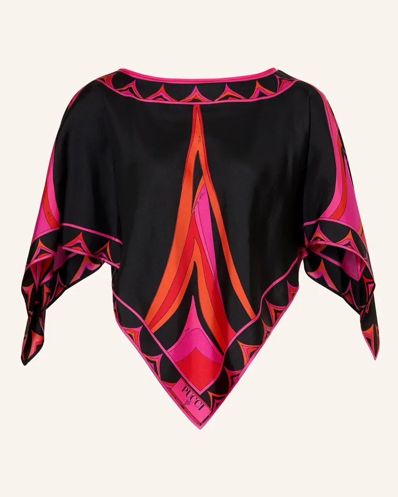 Emilio Pucci Blusenshirt Aus Seide Mit 3/4-Arm pink Pink
