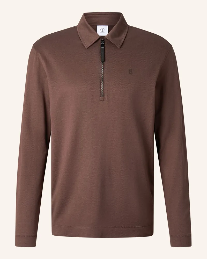Bogner Polo-Longsleeve Bailey braun Braun