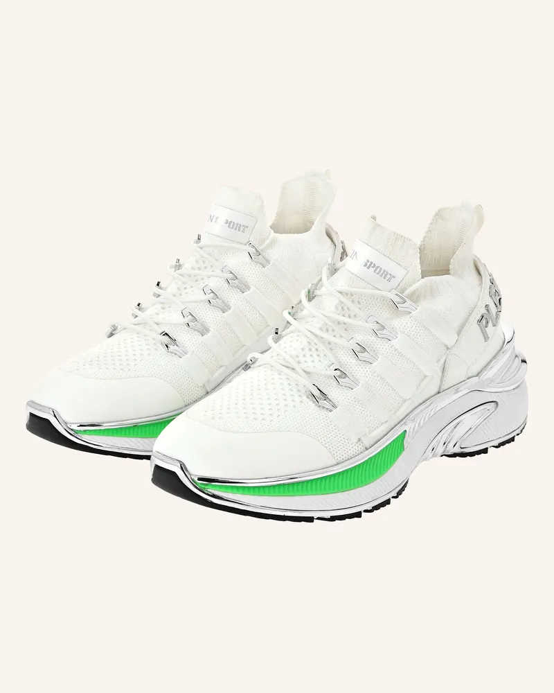 Philipp Plein Runner Sneaker Chrome Surfer weiss Weiss