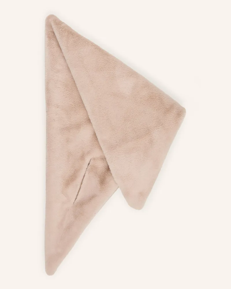 Herno Dreieckstuch Aus Kunstfell beige Beige
