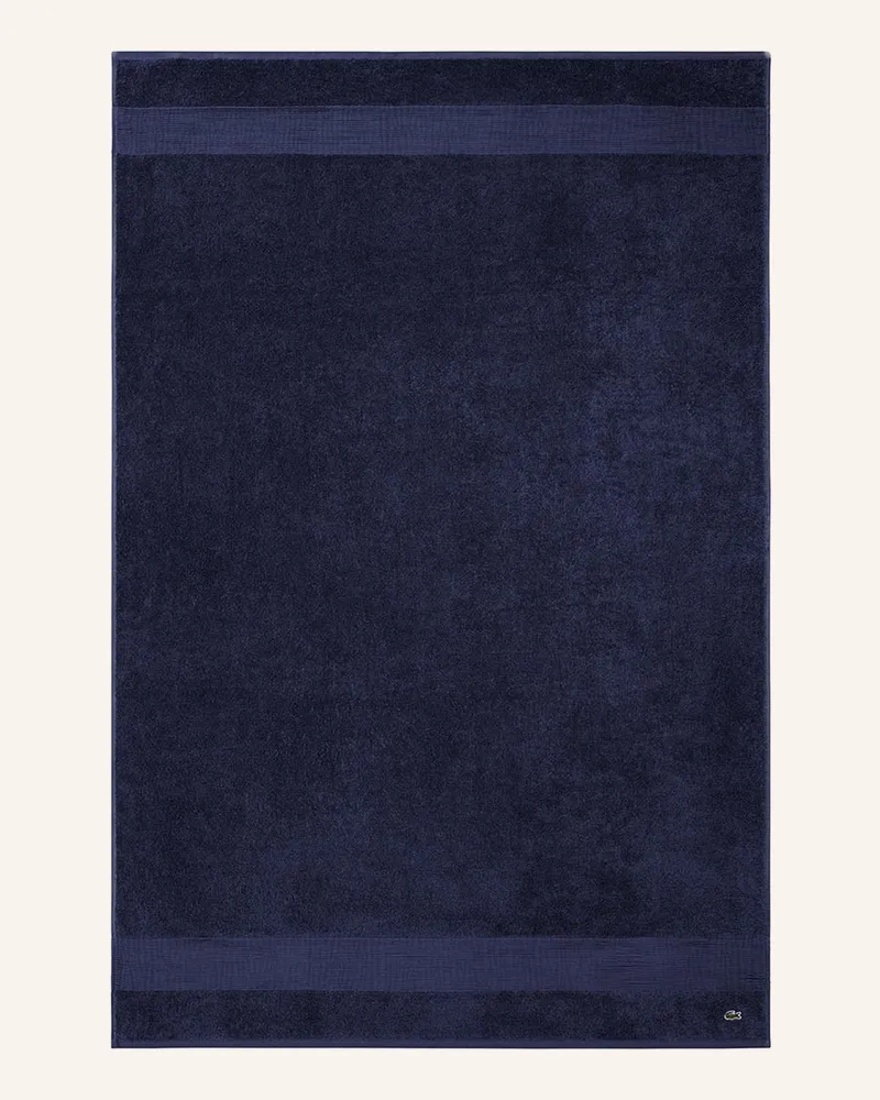 Lacoste Badetuch Llecroco blau Dunkelblau
