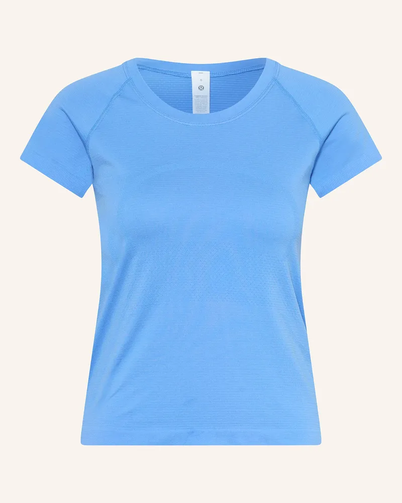 LULULEMON T-Shirt SWIFTLY TECH SHORT SLEEVE 2.0 Hellblau