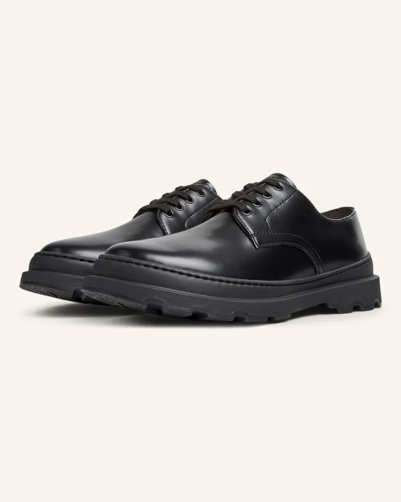 Camper Schnürschuhe Brutus+ schwarz Schwarz