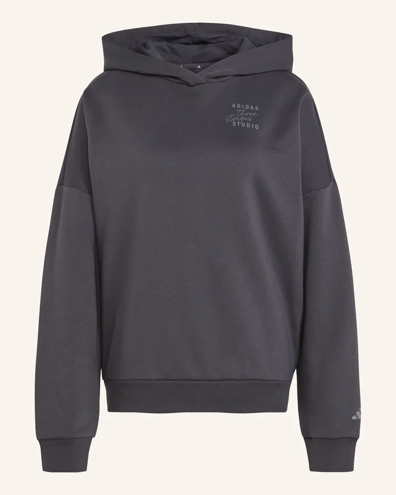 adidas 3-STREIFEN STUDIO HOODIE Lila