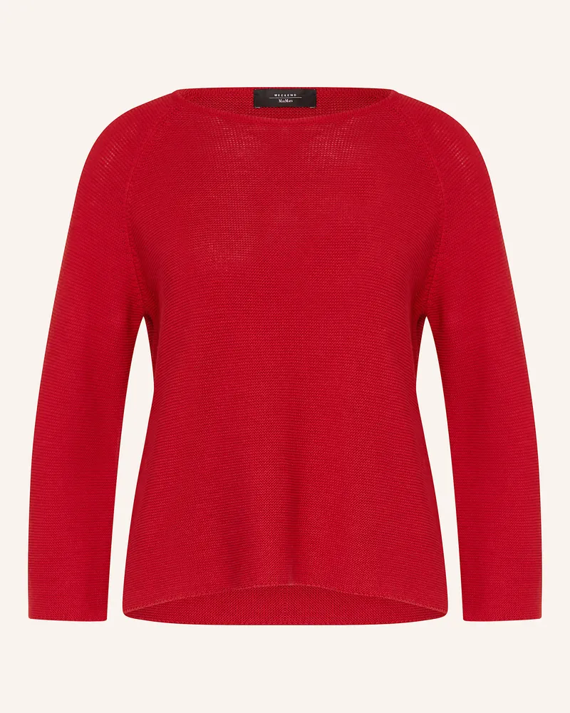 Max Mara Pullover ADDOTTO mit 3/4-Arm Rot