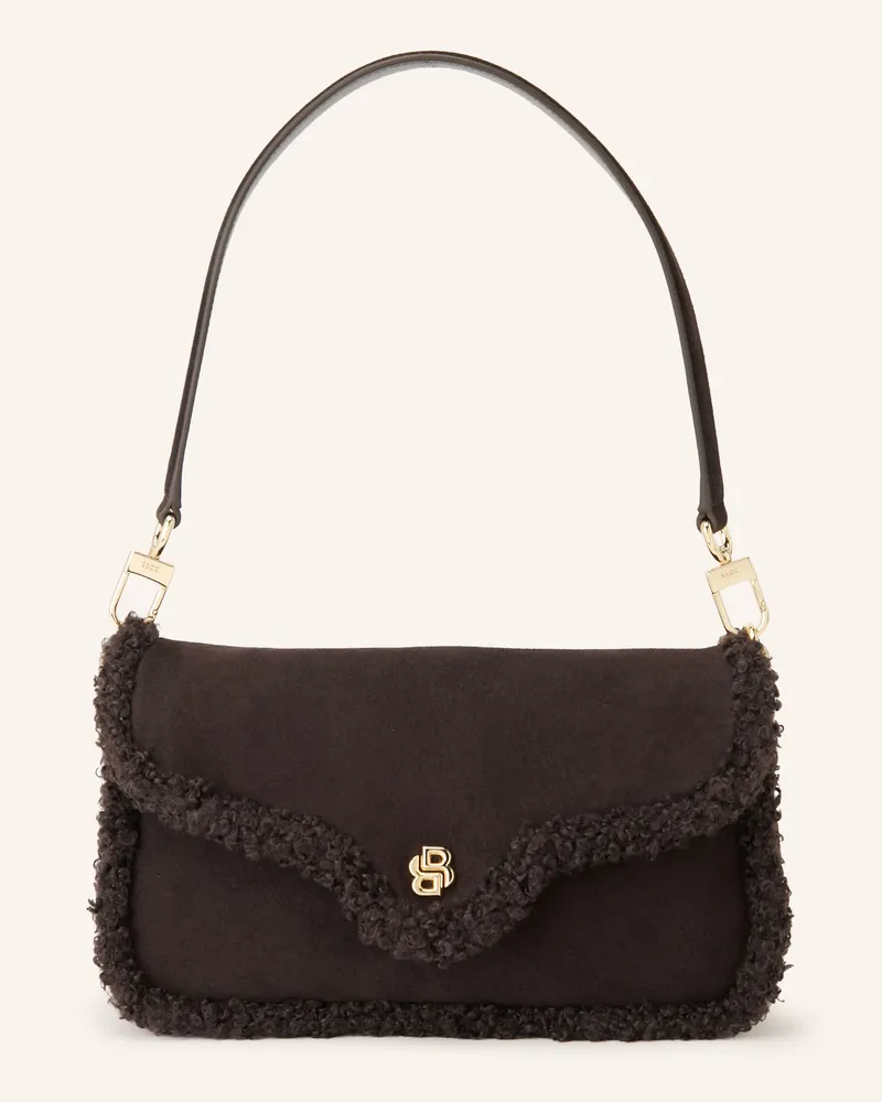 HUGO BOSS Handtasche Boss Beyond Mit Teddyfell braun Dunkelbraun