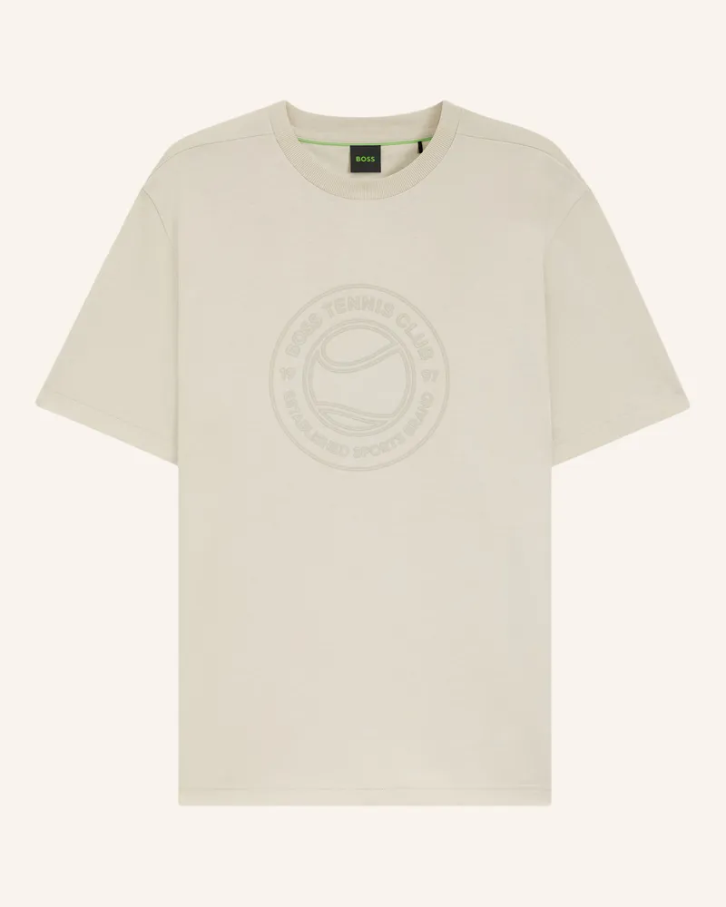 HUGO BOSS T-Shirt TS_JOIN LOGO Regular Fit Beige