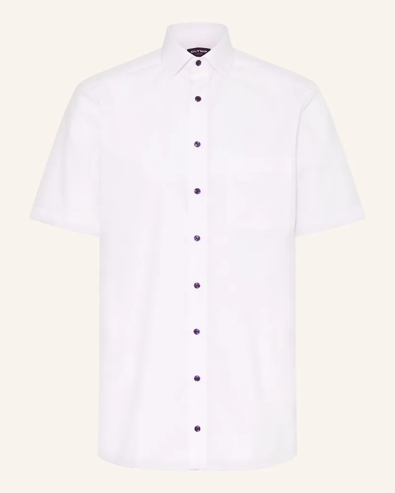 Olymp Kurzarm-Hemd Luxor Modern Fit weiss Weiss