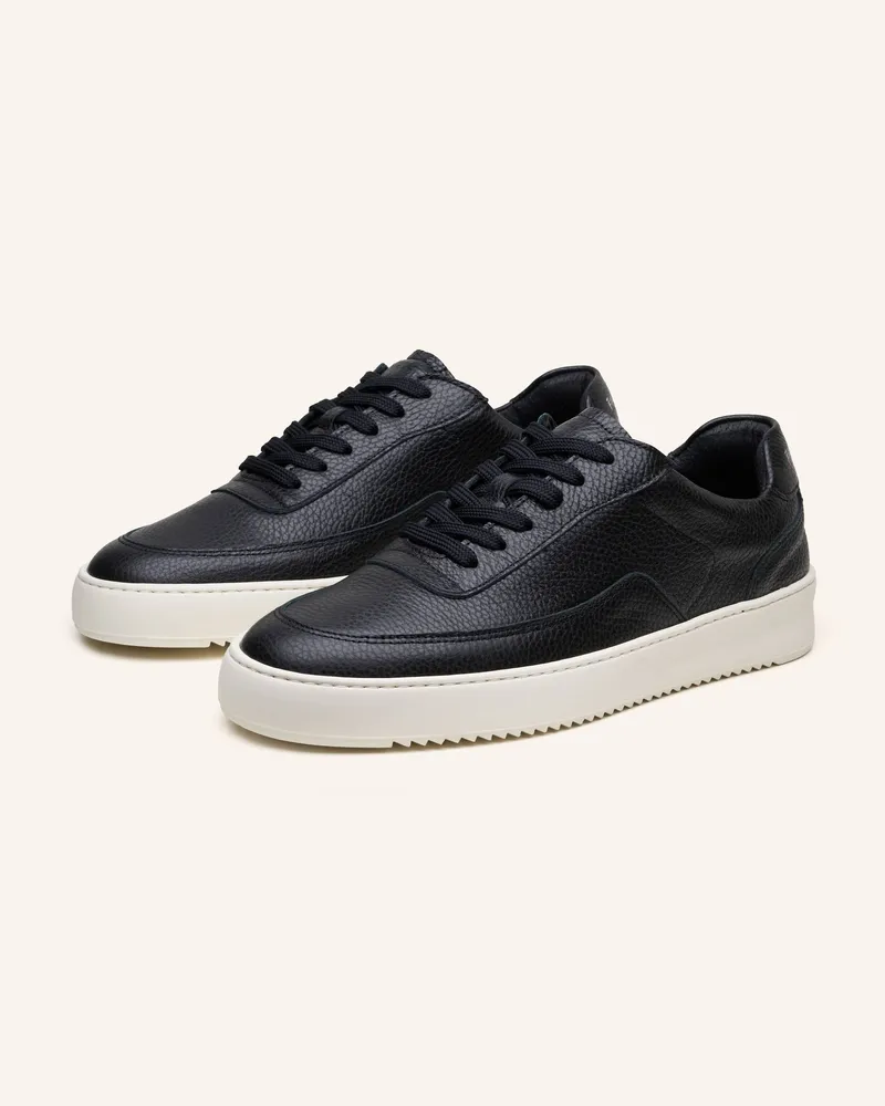 Filling Pieces Sneaker Mondo Grain schwarz Schwarz