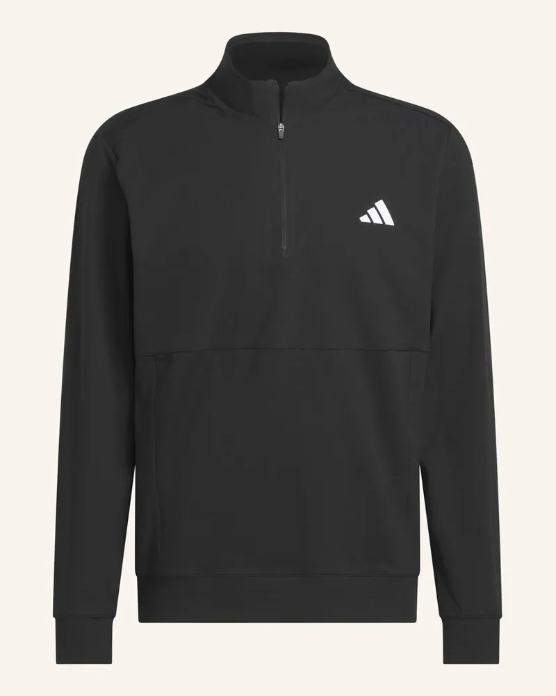 adidas ultimate365 Tour Pullover, Reissverschluss Bis Zur Brust schwarz Schwarz