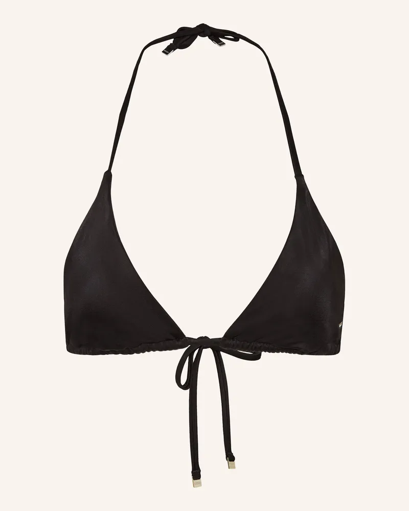 HUGO BOSS Triangel-Bikini-Top Schwarz