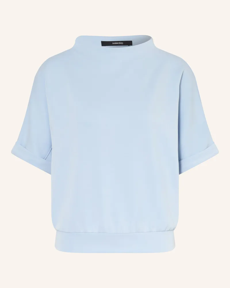 someday. Sweatshirt Utaliana Detail blau Hellblau