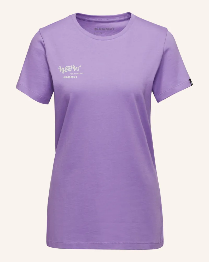Mammut T-Shirt MASSONE TOGETHER Lila