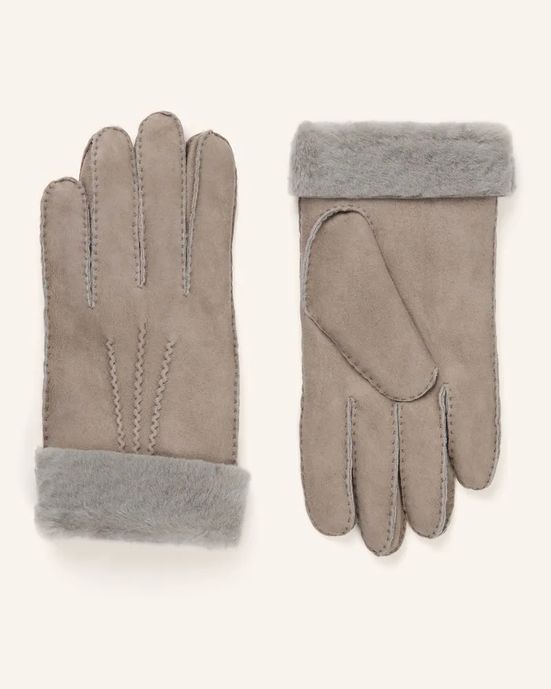 Kessler Lederhandschuhe Ilvy grau Hellgrau