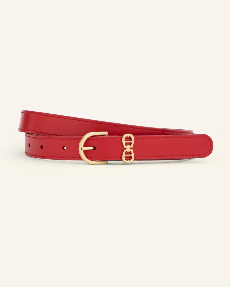 Aigner Ledergürtel Rot