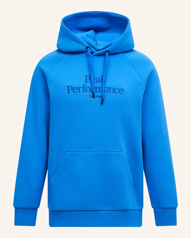 Peak Performance Kapuzensweatshirt blau Blau