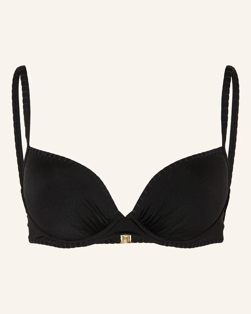 watercult Bügel-Bikini-Top Crafted Essentials schwarz Schwarz