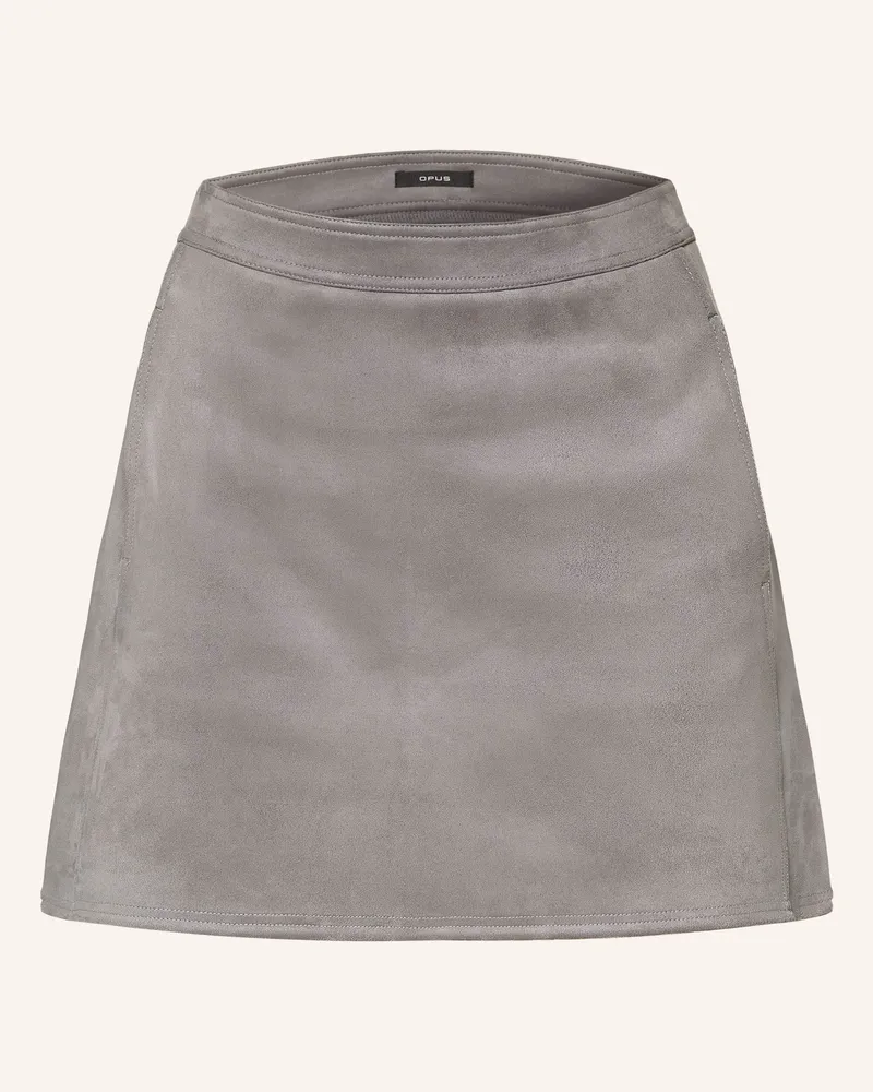 OPUS Rock Revlina Cozy In Lederoptik grau Grau