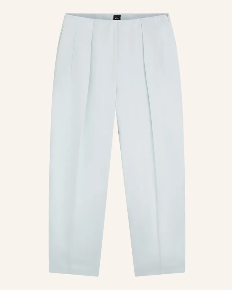 HUGO BOSS Business Hose TAPHEA Relaxed Fit Hellblau