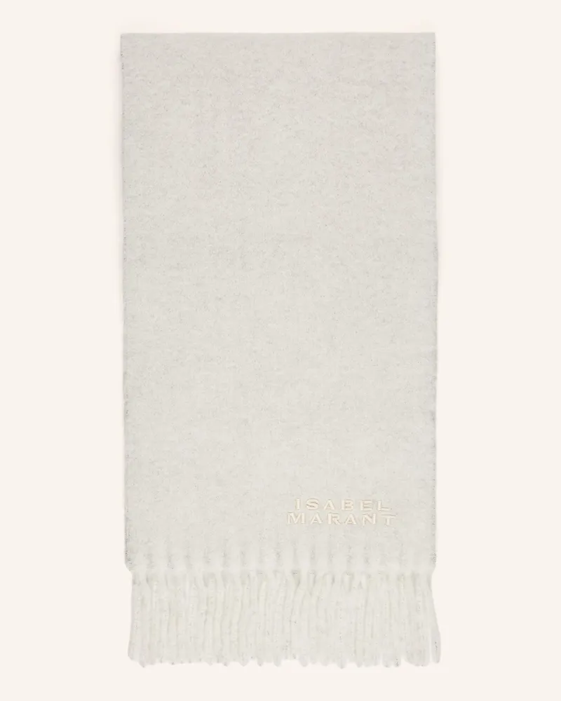 Isabel Marant Alpaka-Schal Firny grau Hellgrau