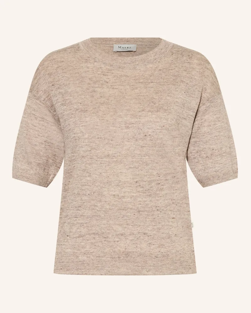 Maerz Strickshirt Aus Leinen beige Beige