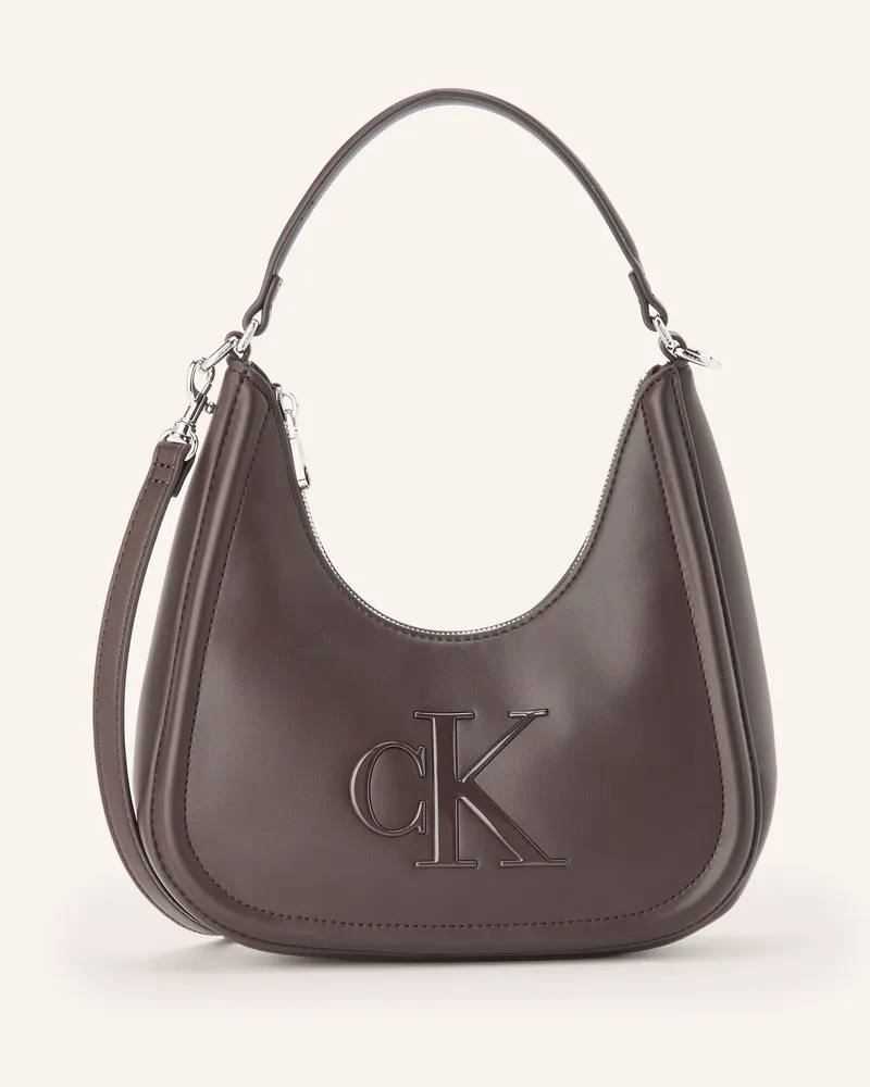 Calvin Klein Umhängetasche Small braun Dunkelbraun
