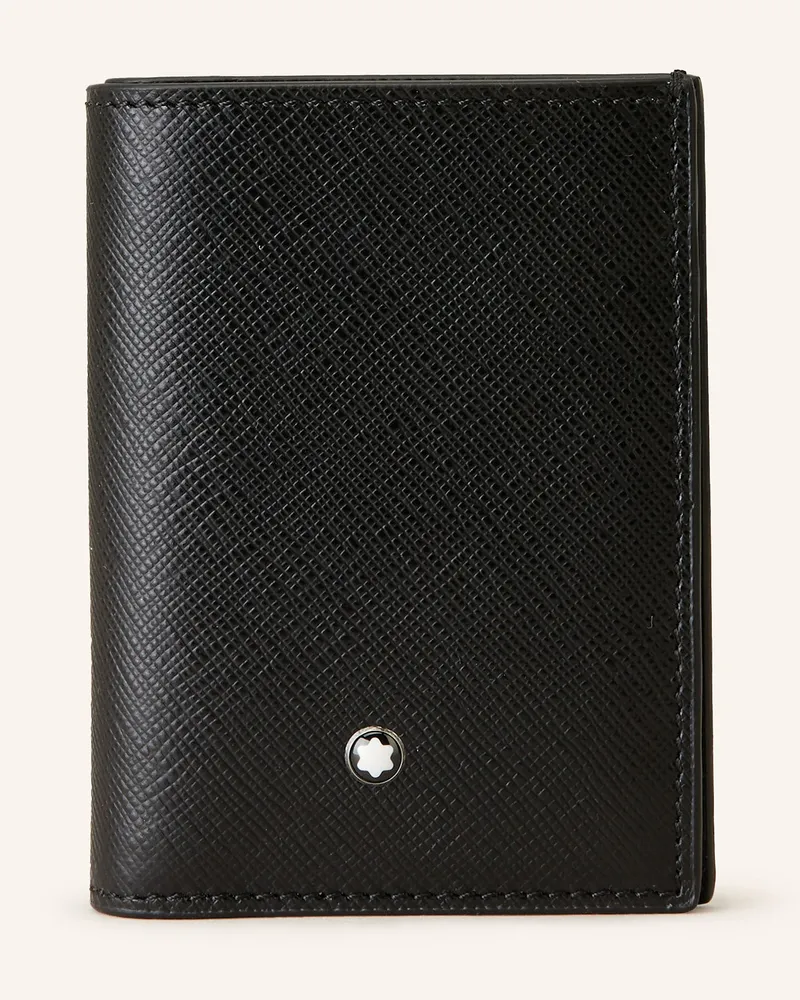 Montblanc Saffiano-Geldbörse Sartorial schwarz Schwarz