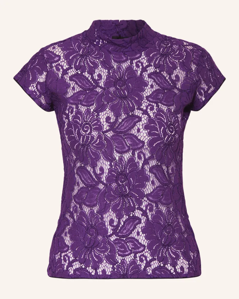 KINGA MATHE Trachtenbluse CHARLOTTE aus Spitze Lila