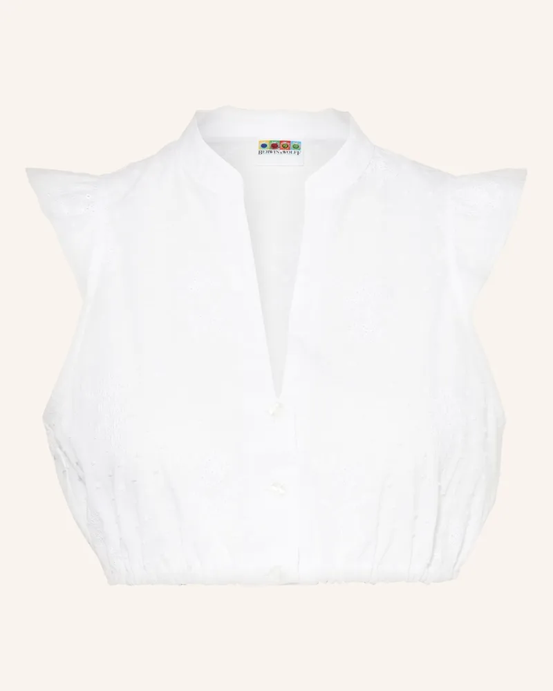 Berwin & Wolff Dirndlbluse weiss Weiss