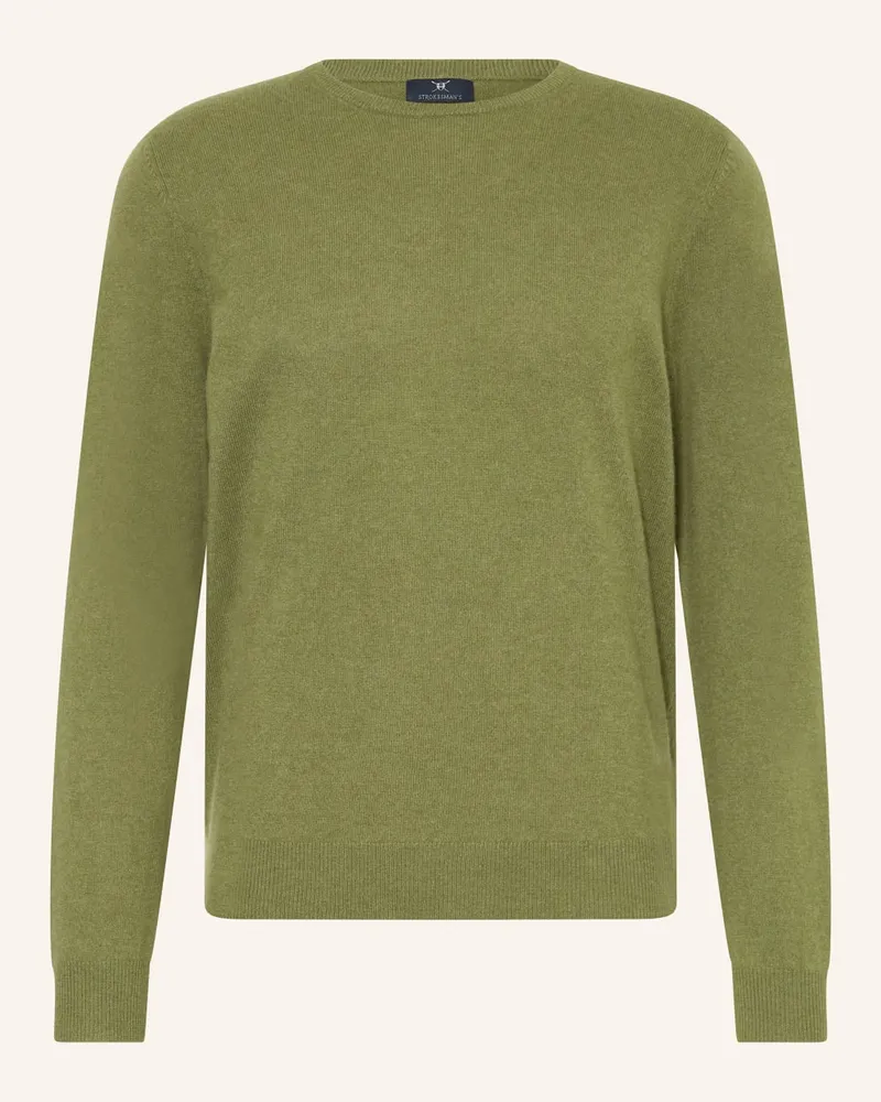 Strokesman's Cashmere-Pullover Gruen