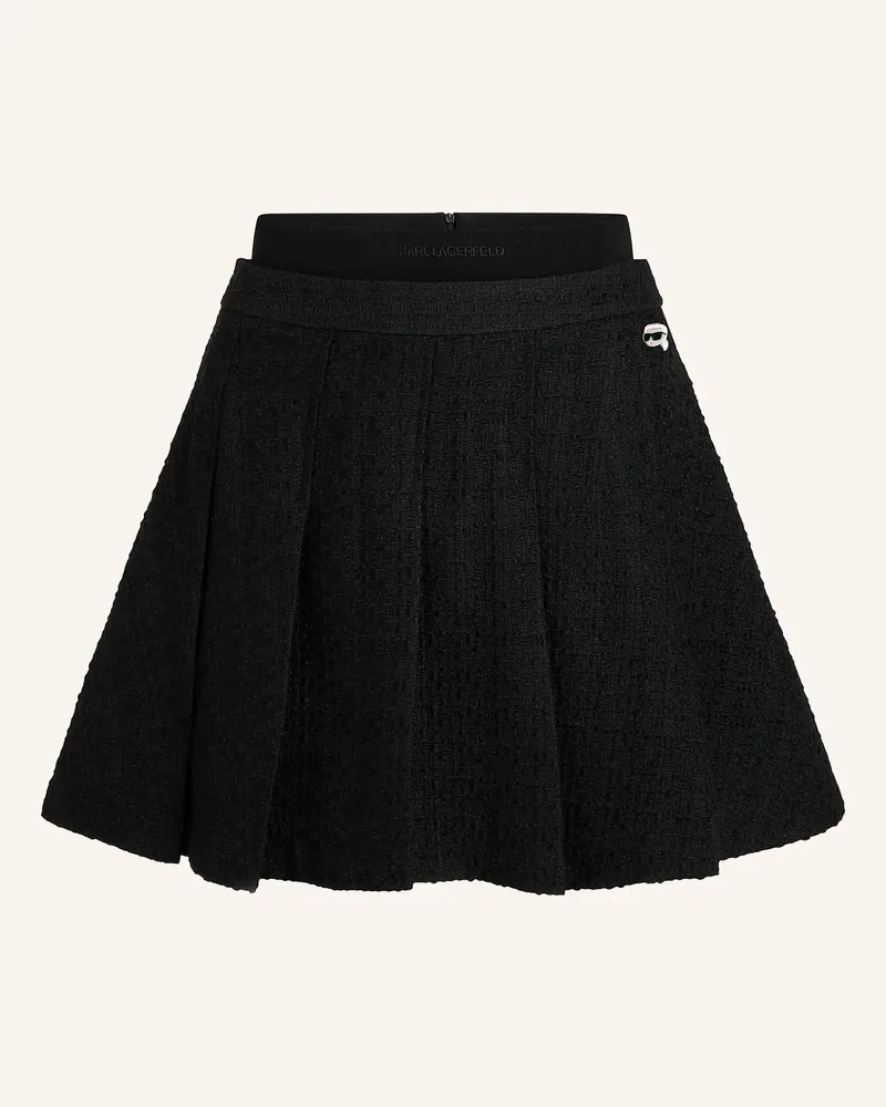 Karl Lagerfeld Rock schwarz Schwarz