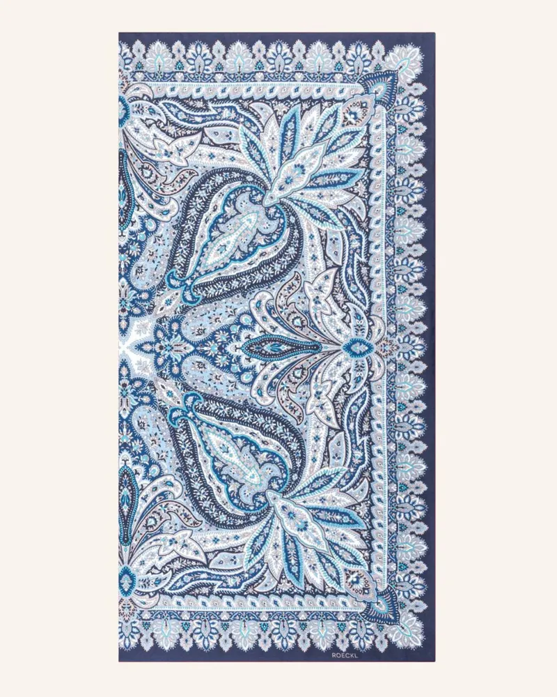 Roeckl Tücher Flourishing Paisley gruen Dunkelgrün