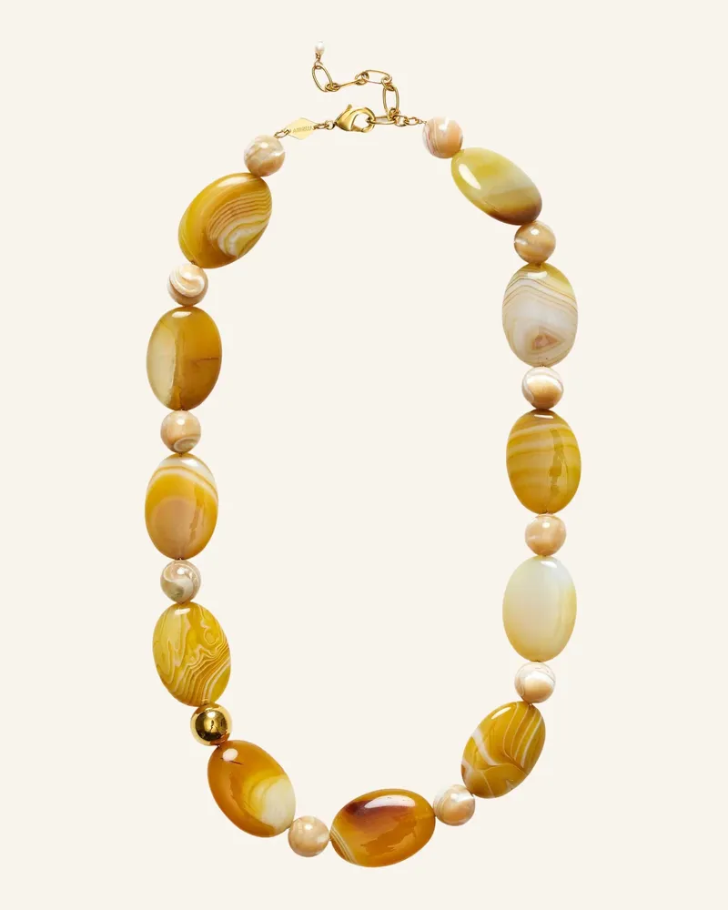 Anni Lu Halskette Desert Dreamer Butterscotch By Glambou gold Gold