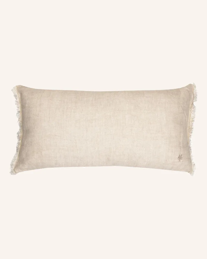 Marc O'Polo Dekokissen LINKA aus Leinen Beige