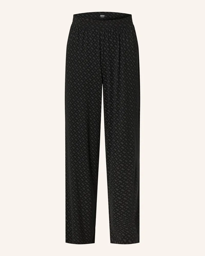 HUGO BOSS Schlafhose B LOGO Schwarz