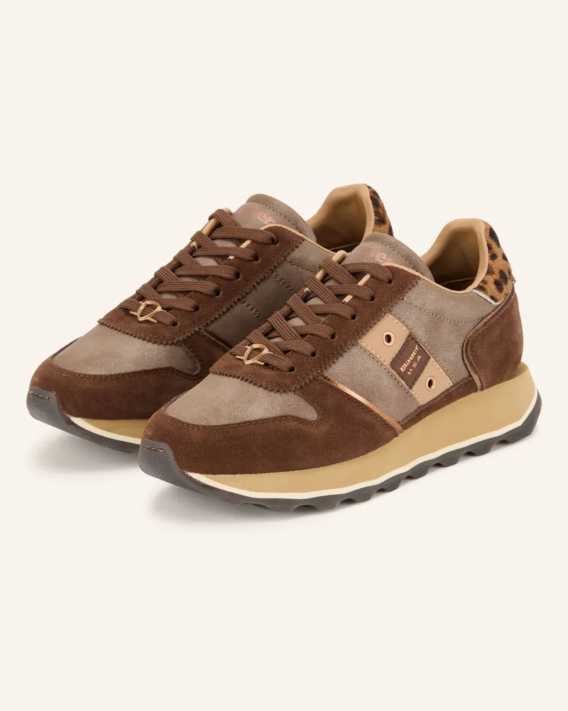 Blauer Sneaker millen03 braun Braun