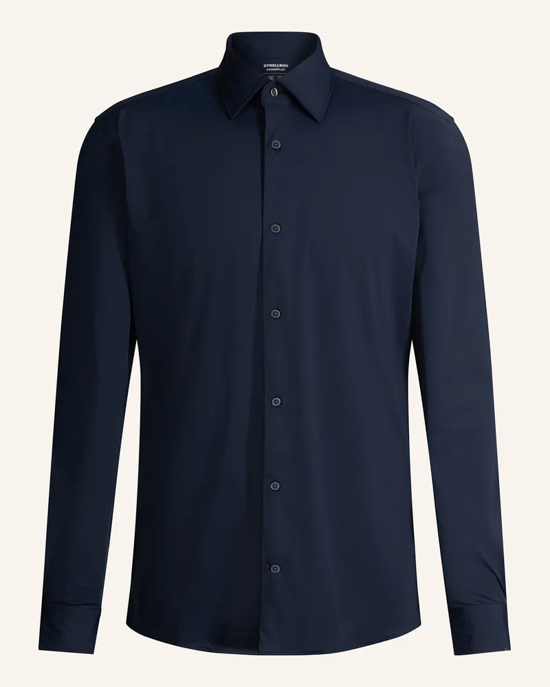 Strellson Hemd Sit blau Dunkelblau