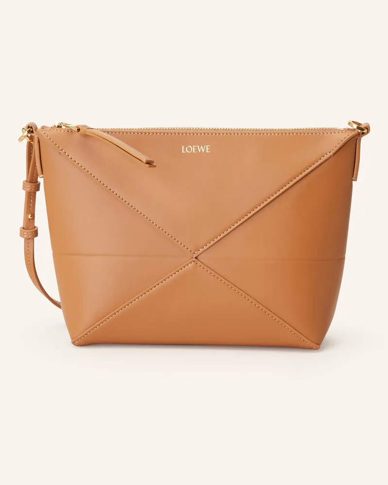Loewe Pouch PUZZLE FOLD Cognac